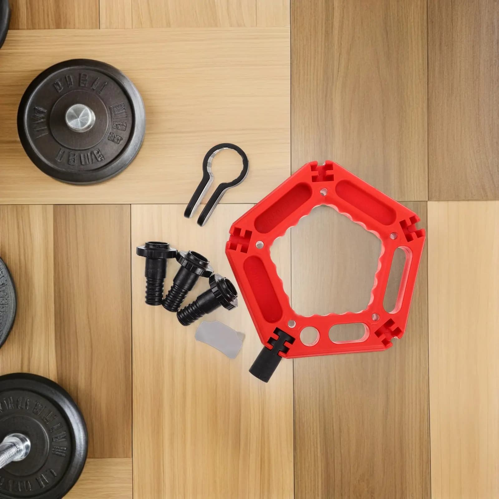 1Set Kettlebell Handle Adjustable Grip Strength Training Device Dumbbell Kettlebell Converter for Home Gym Workout