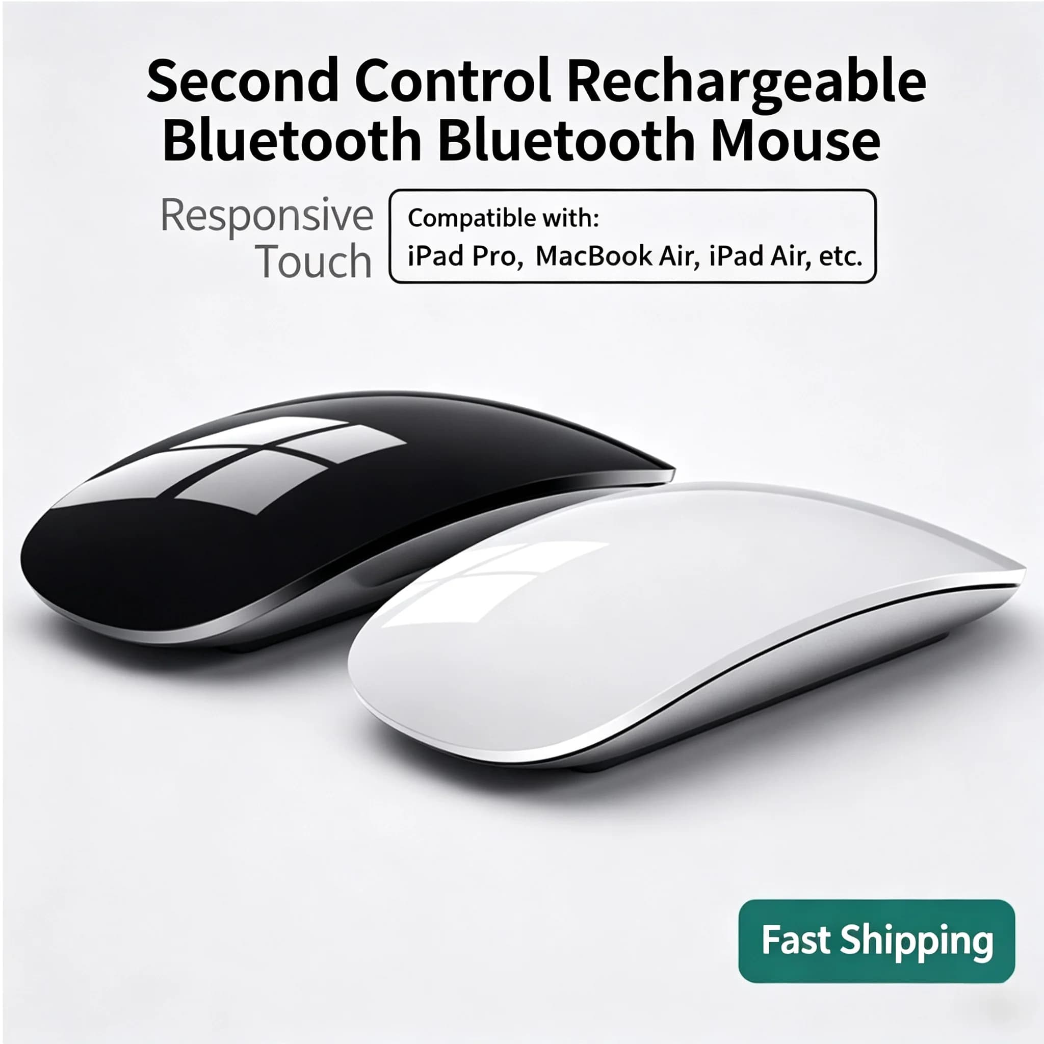 Multi-Touch Surface Magic Mouse For Macbook Air iPad pro Laptop Tablet PC iPad Bluetooth 5.0 Wireless Mouse