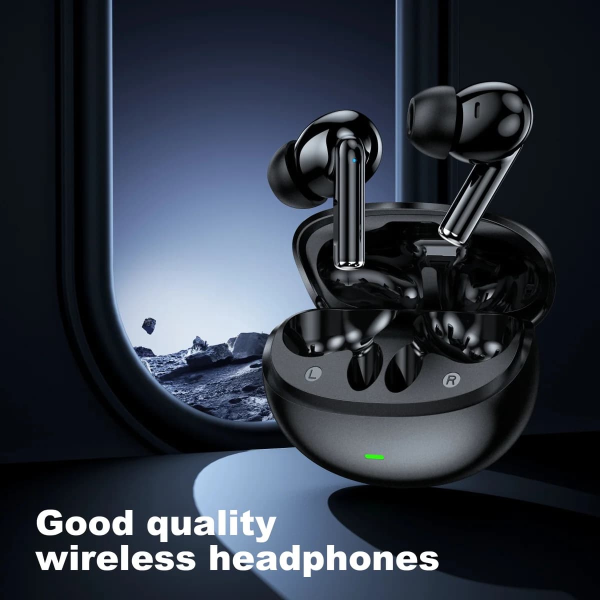 Bluetooth 5.3 Wireless Sports Headphones Smart Music Headphones with Noise Cancellation Calls HD Gaming Headphones Business Headphones