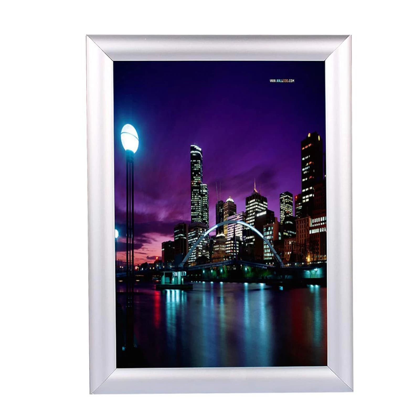 Aluminum Alloy Poster Frame Anti Water Sign Holders Wall Mounting Snap Picture Frame Wall Notice Board Signs Clip Display A3/A4