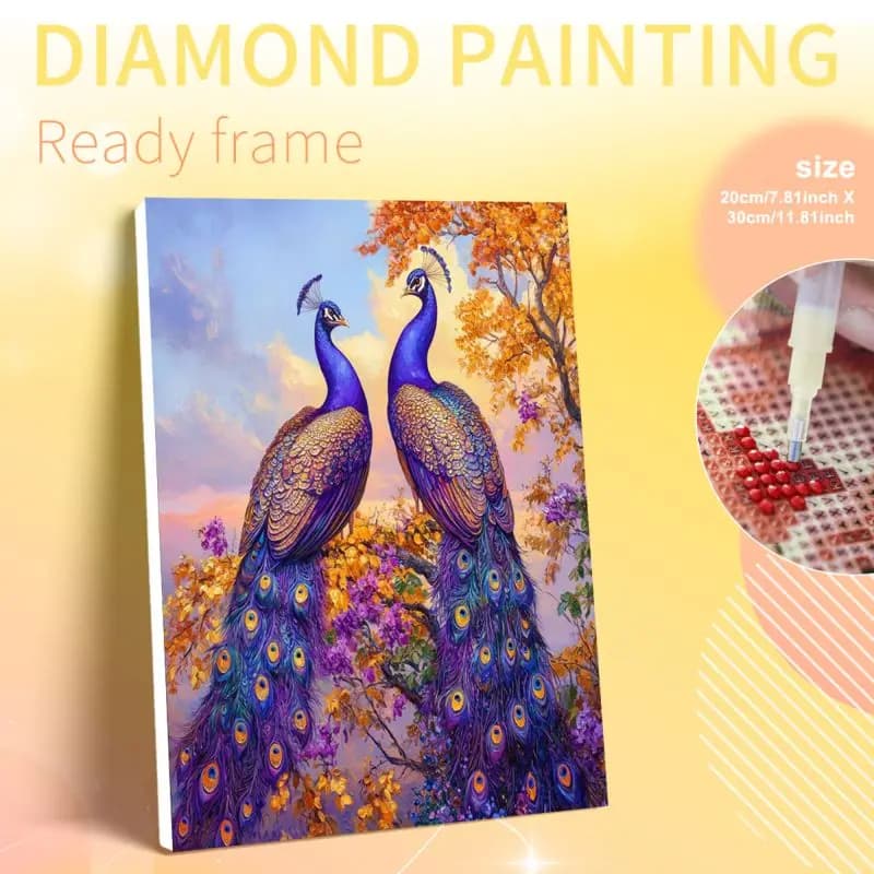Diamond Painting Kit with Custom Painted Floor Theme, Home Decoration, Gift, Animal Image Stras, Round/Full Craft Supply