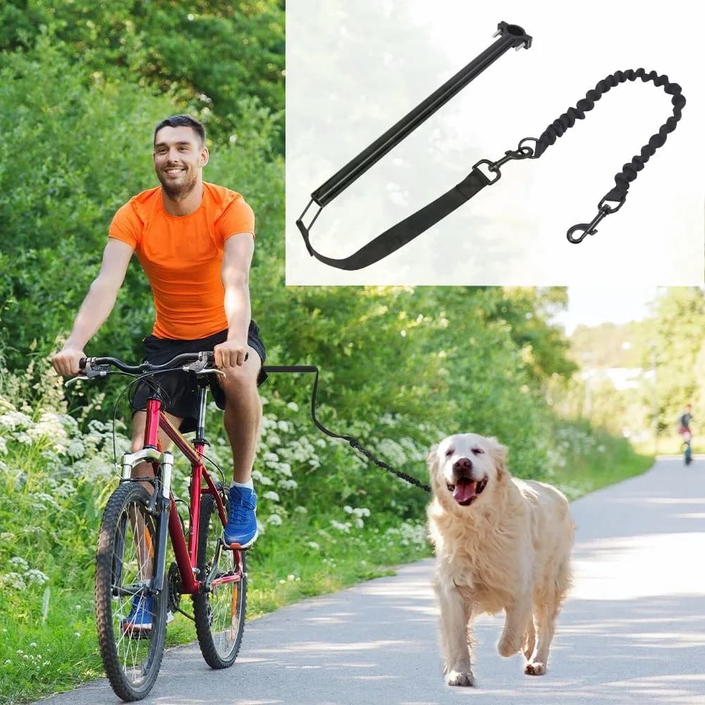 Bicycle Dog Drive to Free Hands, Elastic and Resistant, for Cycling, Running and Open Adventures