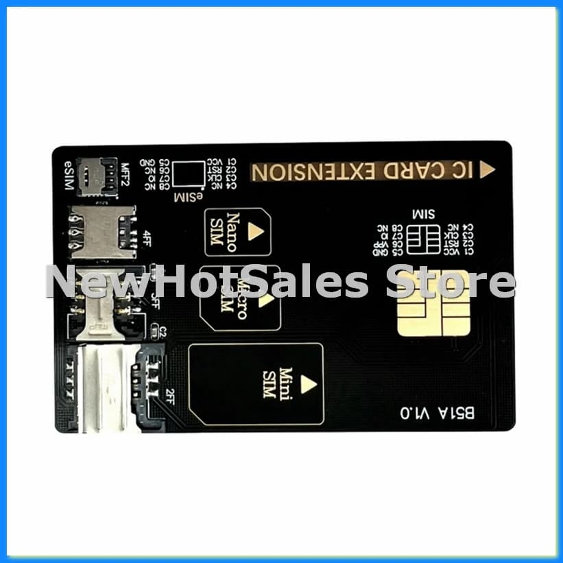 Scheda di test adattatore 4 in 1 Scheda di test adattatore Smart Card per telefono cellulare Test di apertura della scheda Supporta Mini SIM/Micro-SIM/Nano SIM/ESIM-A57M