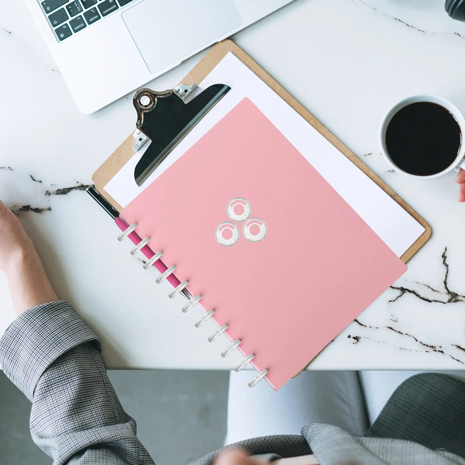 50 Pezzi Dischi di Rilegatura in Plastica per Fogli Mobili, Dischi Espandibili Rotondi per Planner Fai-da-te, Quaderni, Libri, Calendari, Organizer, Strumento per Raccoglitori, Ufficio