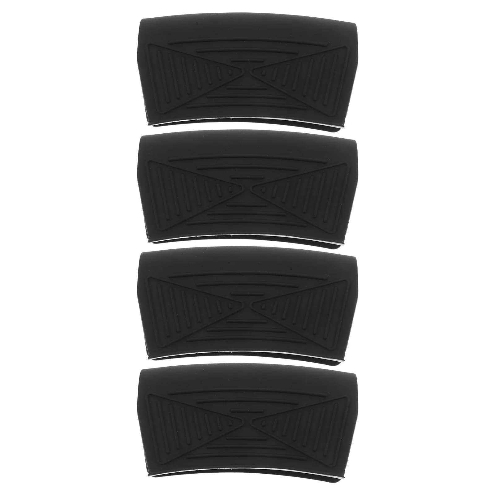 4Pcs Silicone Skillet Handle Cover Non-Slip Heat Resistant Pan Handle Sleeve for Cast Iron Frying Pans Griddles Woks Kitchen
