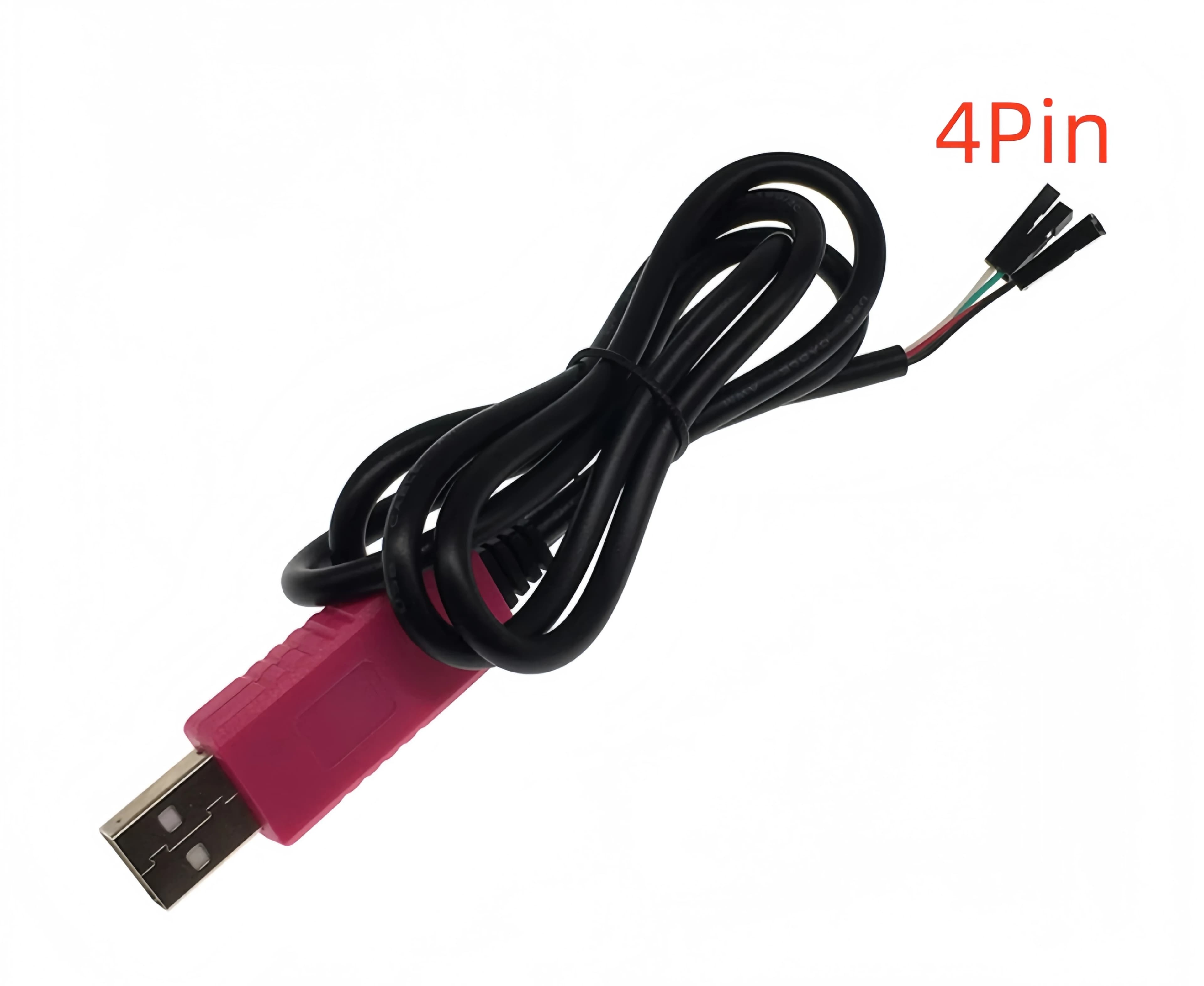 Original 1M CP2102 USB A UART TTL Module 4 Pin 4P Serial Adapter Download Cable Module For Win10 For Raspberry Pi