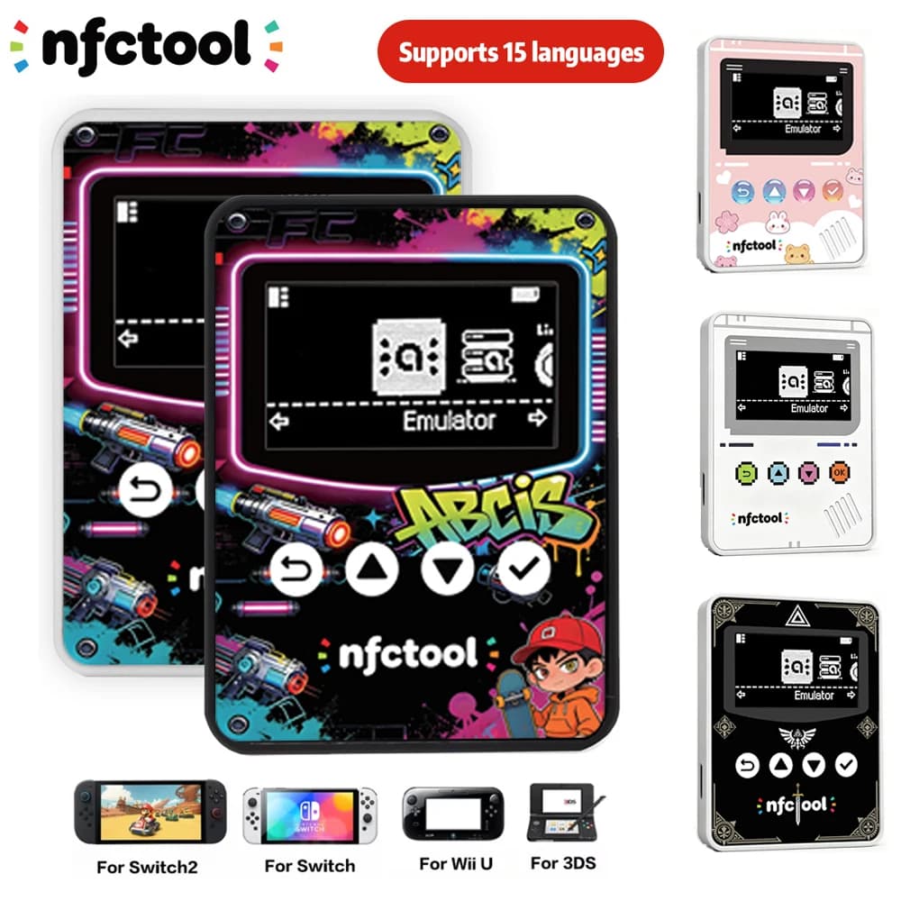 New Smart NFC Emulator for Amiibotool Pixl.Js Infinite Card Swipe Universal Writer for Switch2/Switch WiiU 3DS Game Accessories