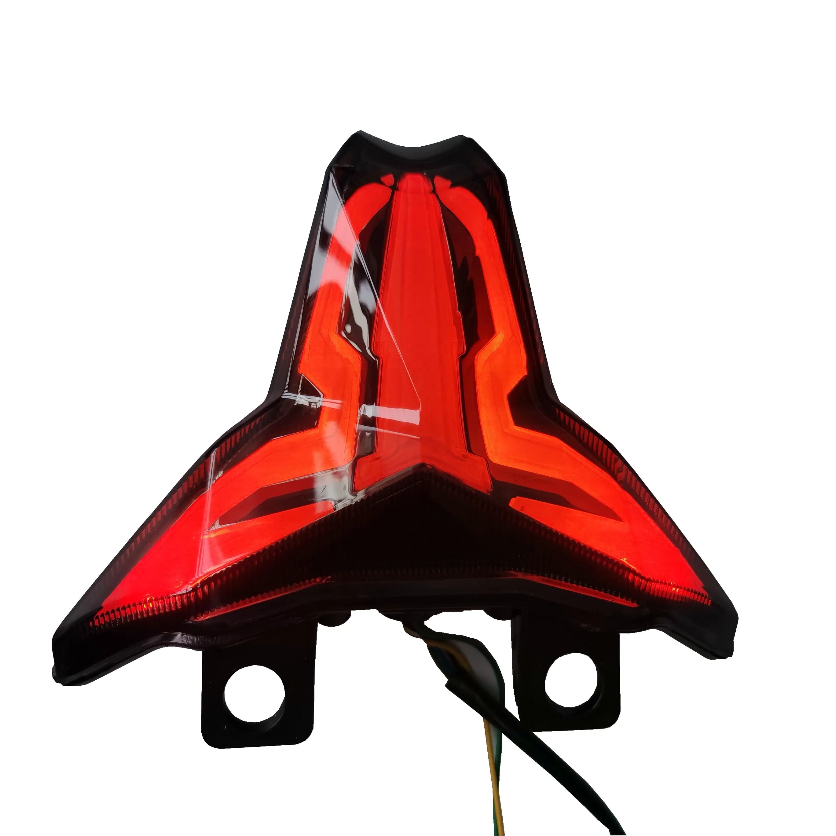 STLFZX6R ZX10R Lampada di arresto JPA Fanale posteriore a LED per moto 400cc-1000cc Bici sportive per ZX25R NINJA 2016-2024 Gruppo luce posteriore