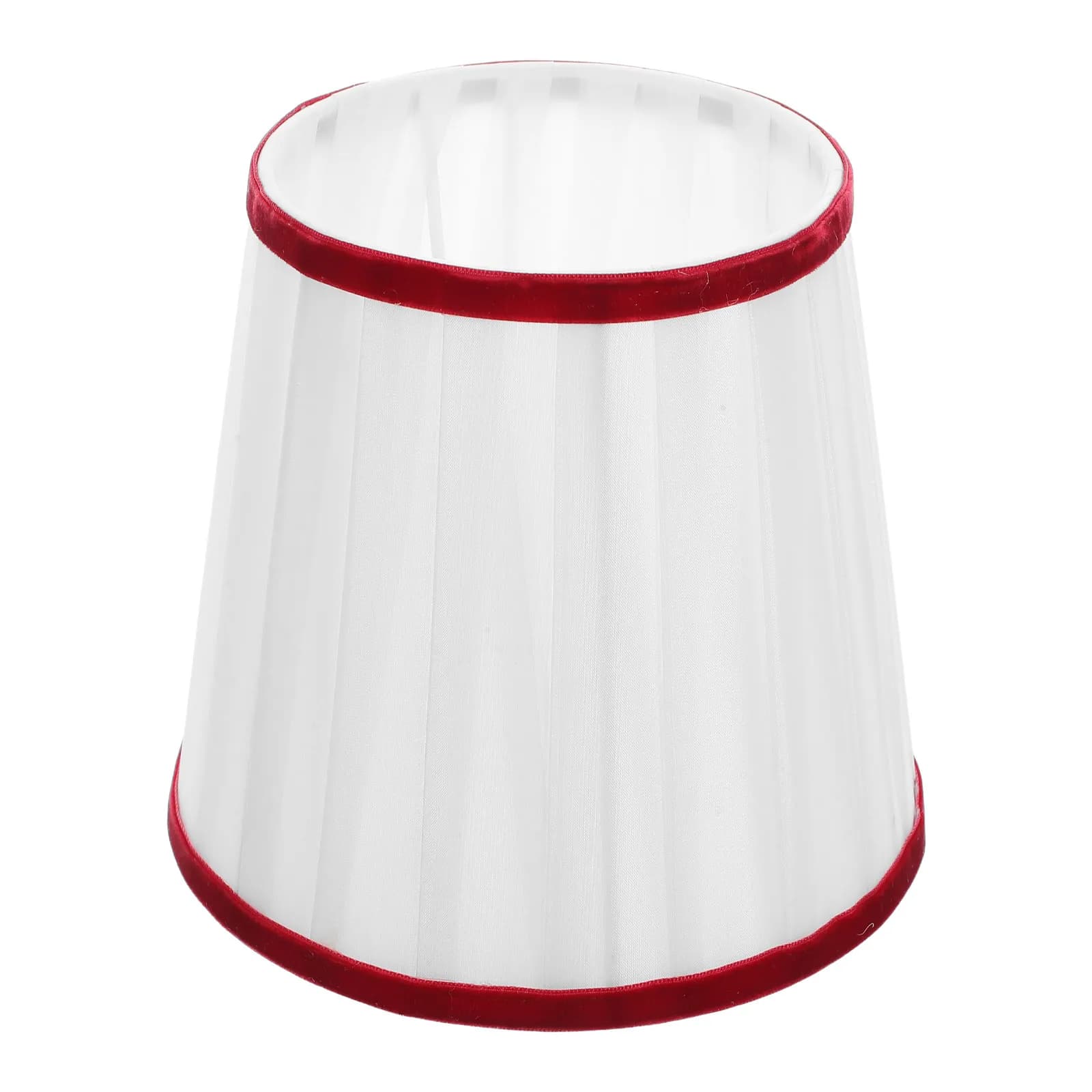 Pleated Fabric Lampshade Rustic Table Lamp Shade Replacement for Bedroom Living Room Dining Hotel Decor Soft Light Diffusing