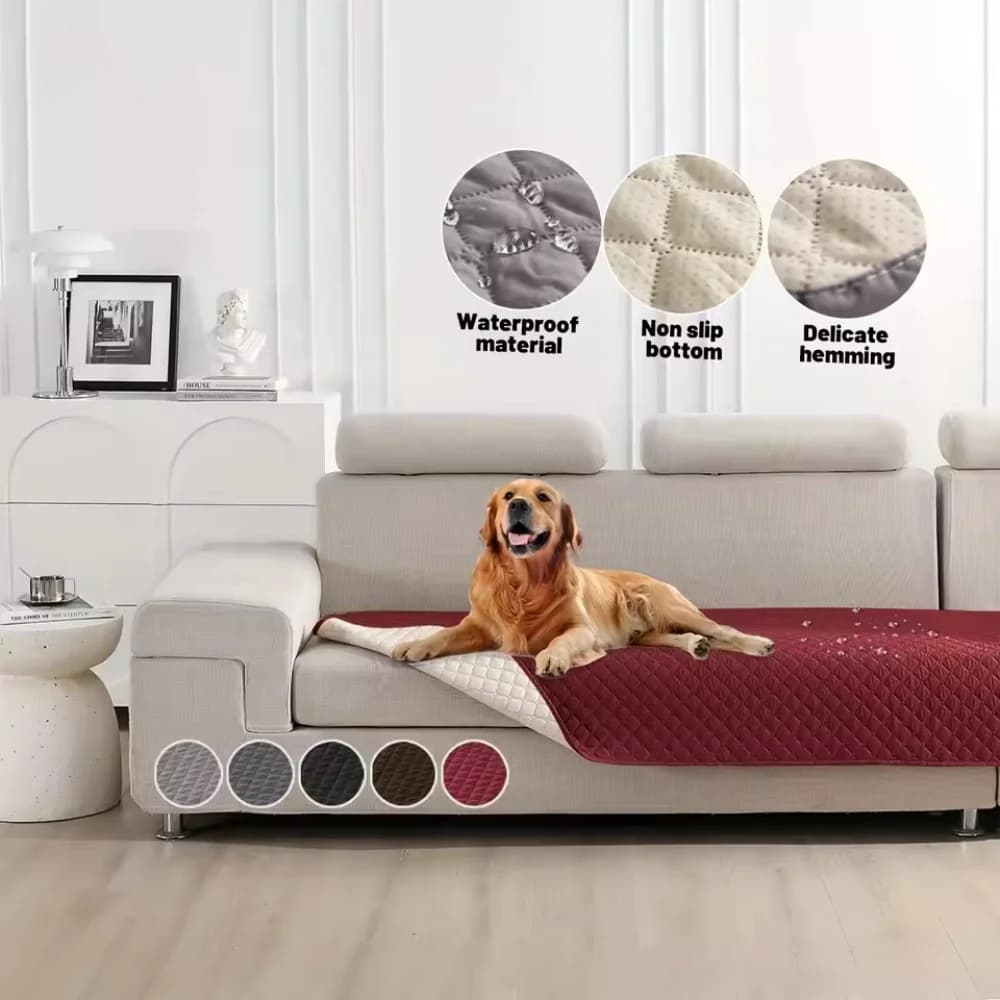 Coperta Antiscivolo e Antisgocciolamento per Letto Cani, Tappetino per Divano, Protezione Materasso per Auto, Copertura per Mobili e Divani per Gatti e Cani