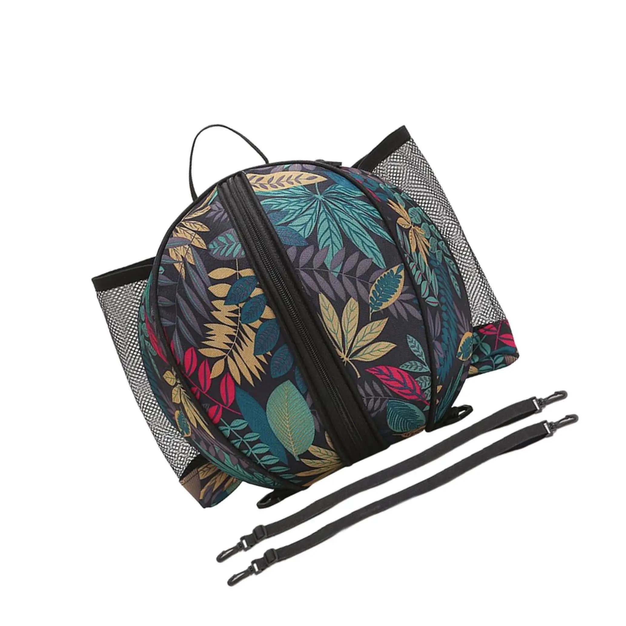 Borsa da basket zaino tasche in rete impermeabile per calcio pallavolo grigio blu
