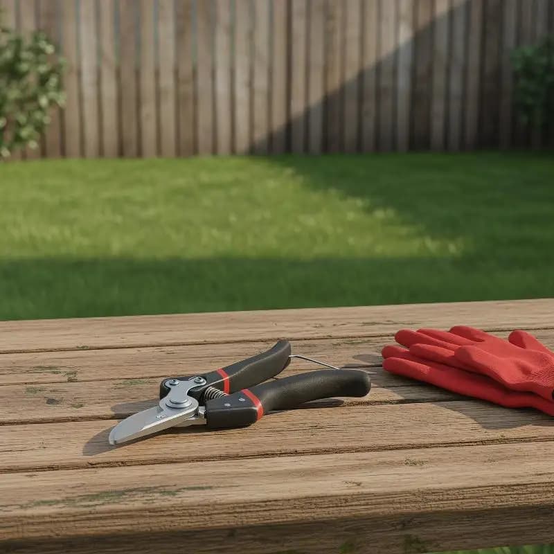 Forbici da Potatura Professionali in Titanio, Cesoie da Giardino Resistenti con Impugnatura Ergonomica Antiscivolo, Lame Affilate SK5