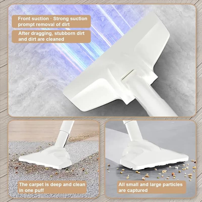 BABZ-5000Pa Large Suction Vacuum Cleaner USB Rechargeable Cordless Handheld Vacuum 2400Mah Electric Sweeper For Pet Hair