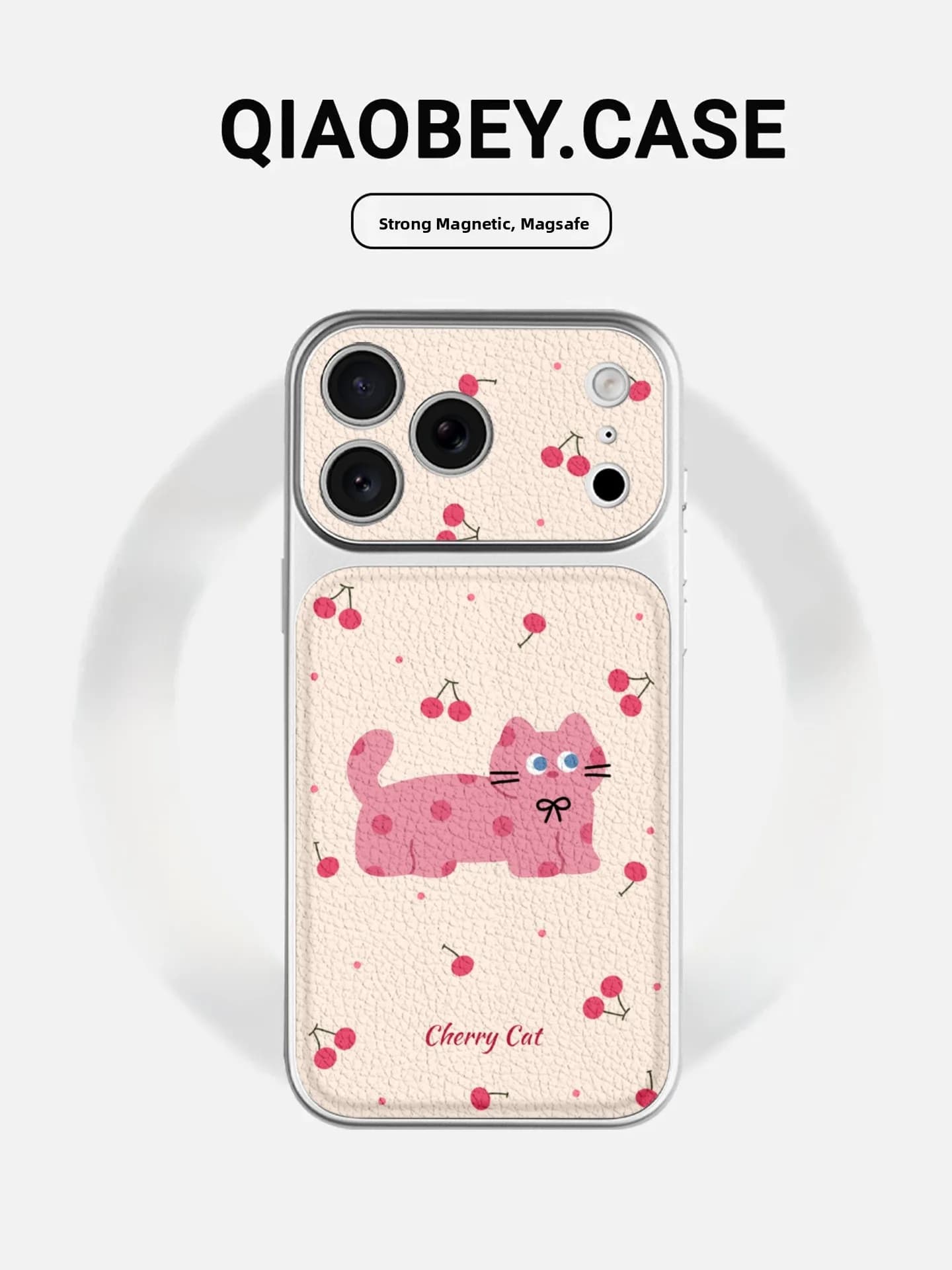 Cherry Quick Change 17 Large Compatible iPhone 17 Phone Case New High-End 16Promax Cartoon Cute 15 Lens Ful...