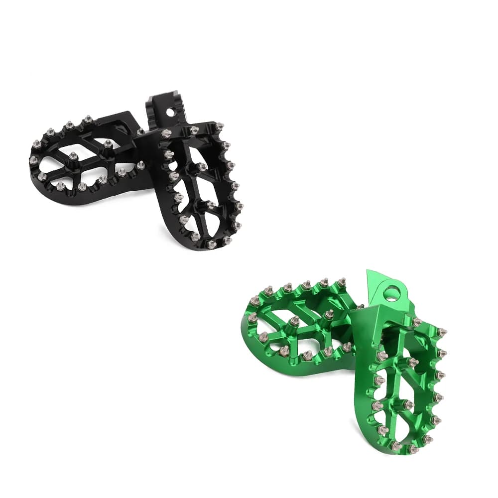 Pedane moto CNC pedane pedane poggiapiedi per Kawasaki KX65 KX80 KX85 KX100 per Suzuki RM65 RM100 KX RM 65 80 85 100