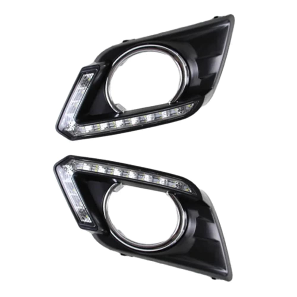 Indicatori di direzione a LED per Nissan X-Trail T32 2014-2016, luci diurne DRL, fendinebbia, luci di marcia diurna per auto