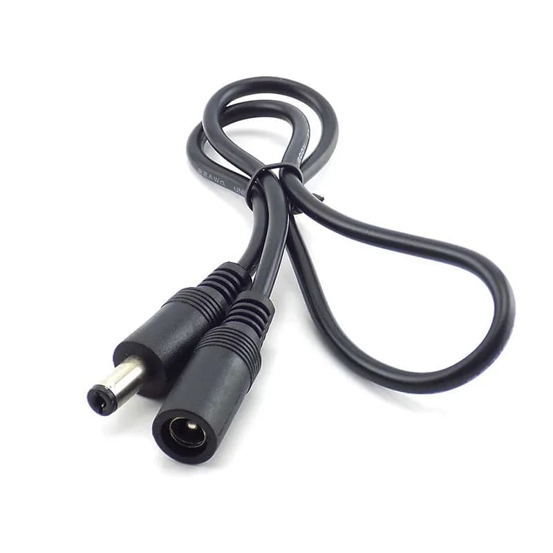 0.5/1.5/2/3/5/10M 12V 20AWG DC Power Cable Extension Cord Female to Male Plug Adapter Power Cords 5.5x2.1mm For CCTV Camera C5