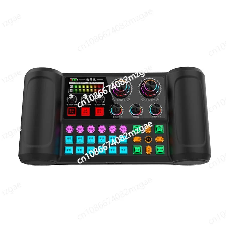 Set di altoparlanti bluetooth wireless per karaoke con scheda audio per canto dal vivo, microfono per macchina stereo all-in-one