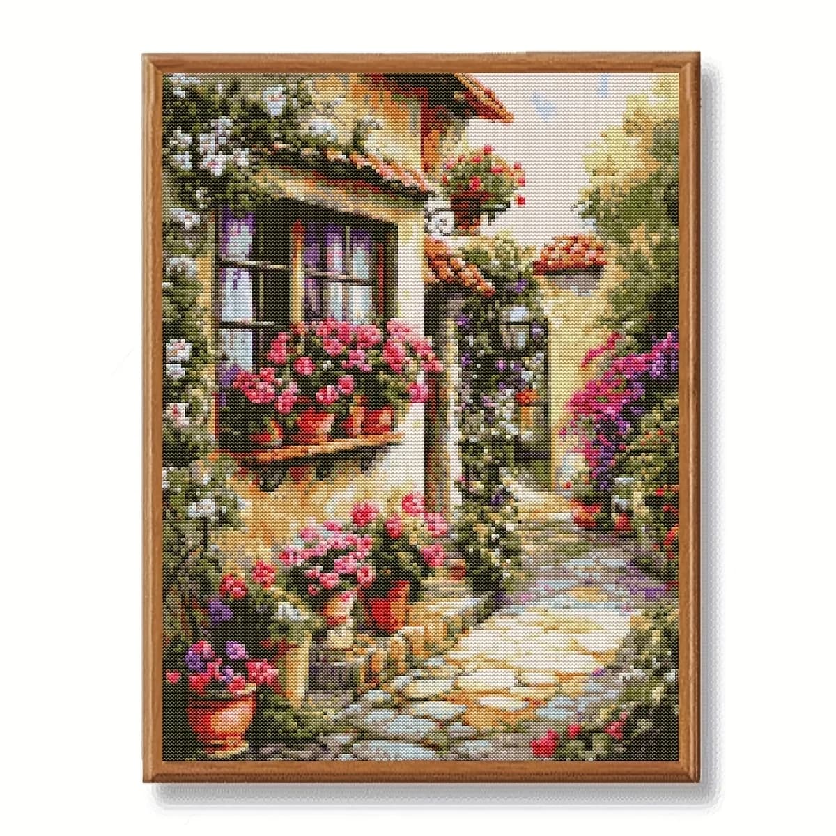 1 set di 30x40 cm-11,8x15,7 pollici 11CT/14CT kit fai da te punto croce in tessuto stampato, dimensioni grandi, set regalo