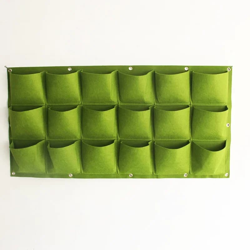 Multi-task felt growing bags for vegetables, fruit and flowers hanging vertical domestic garden tools for plants