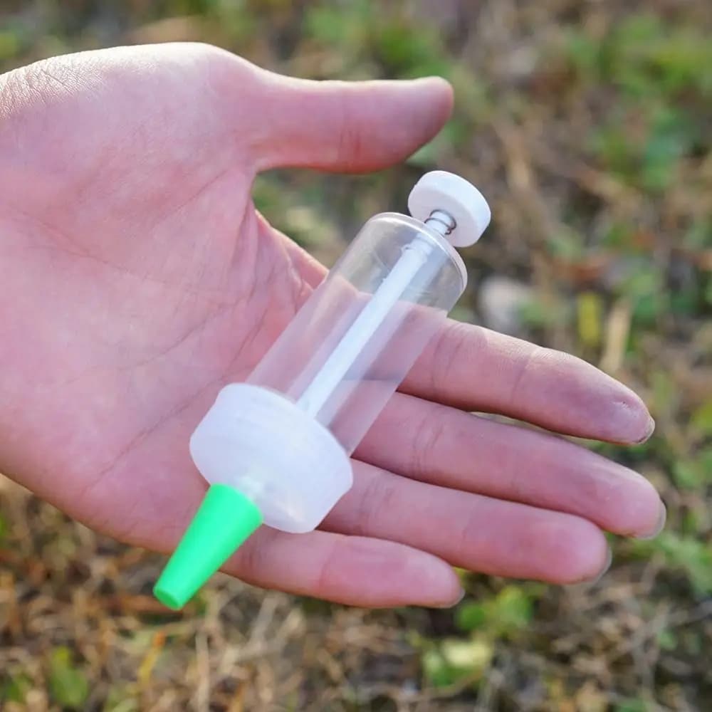 Comodo Mini Attrezzo da Giardinaggio, Dispenser di Semi, Seminatore per Fiori e Verdure