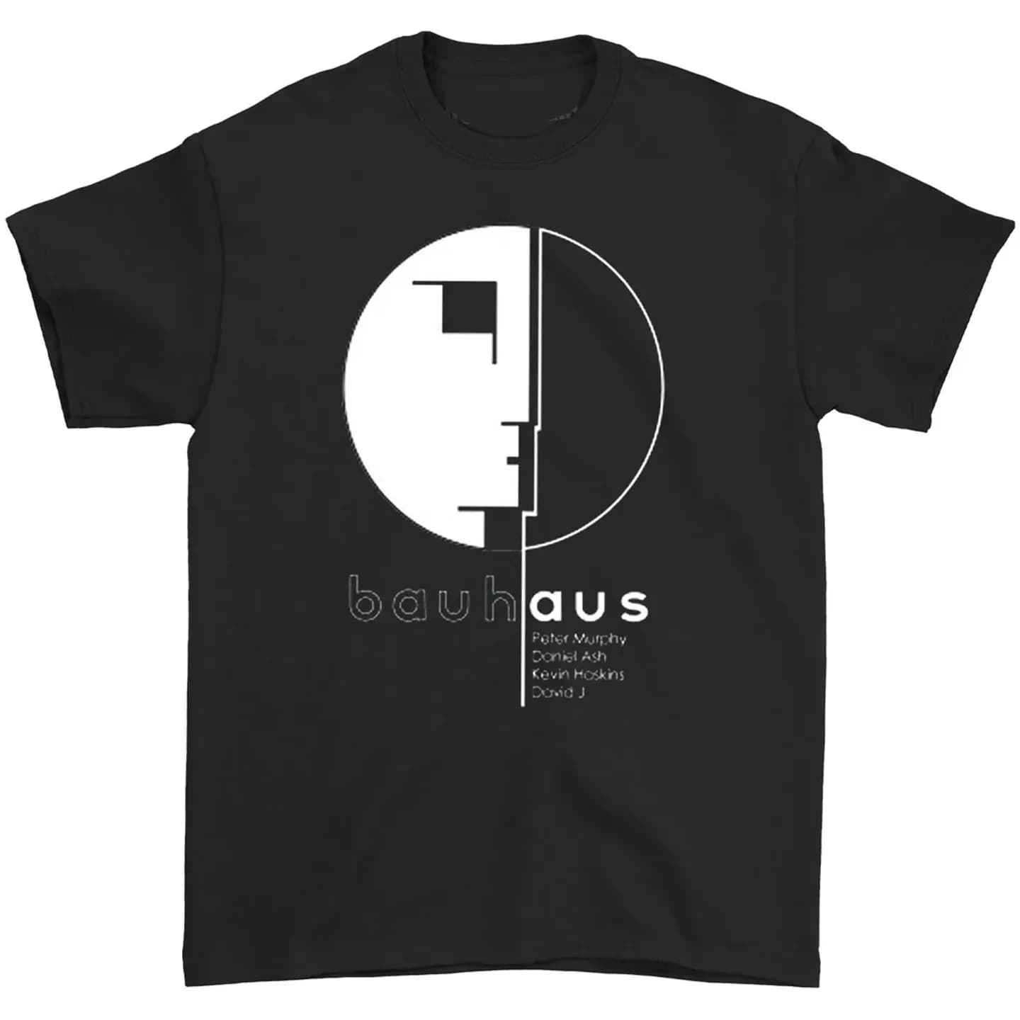 T-shirt casual Bauhaus Band Gothic Rock da uomo e da donna, top di lusso del marchio Band 2026