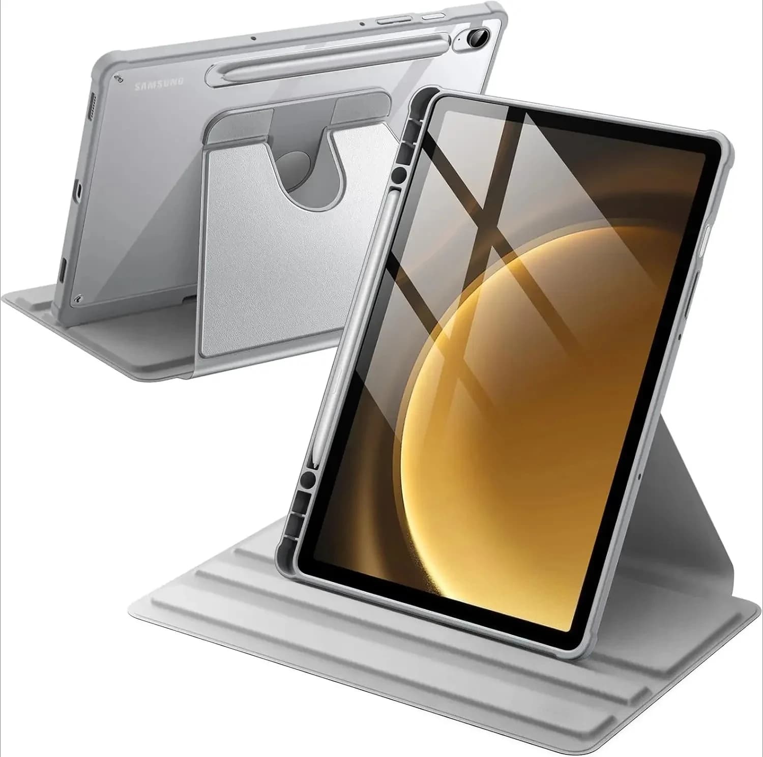Custodia con Portapenna per Samsung Galaxy Tab S11 S10 Lite FE 10.9, S9 S7 S8 Plus FE 13.1 12.4, A9 A11 Plus 11, S6 Lite, A8 10.5