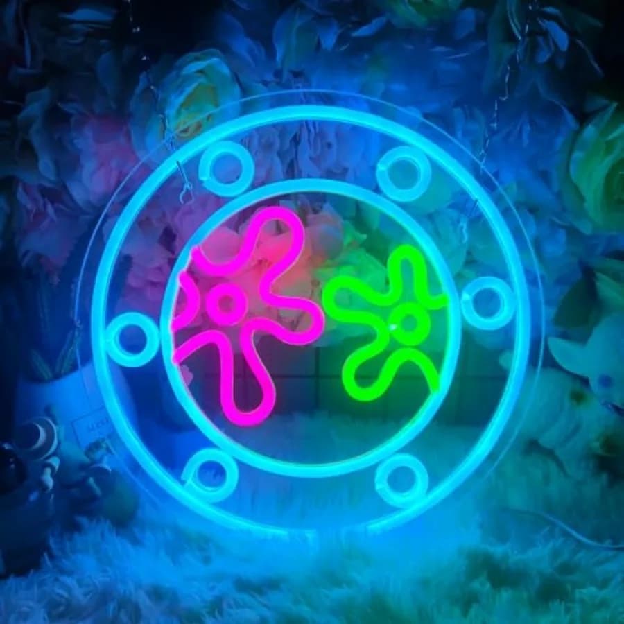 Insegne al neon a LED a forma di oblò subacqueo per decorazione da parete, luce notturna USB per sala giochi, camera da letto, compleanno, matrimonio, festa, regalo