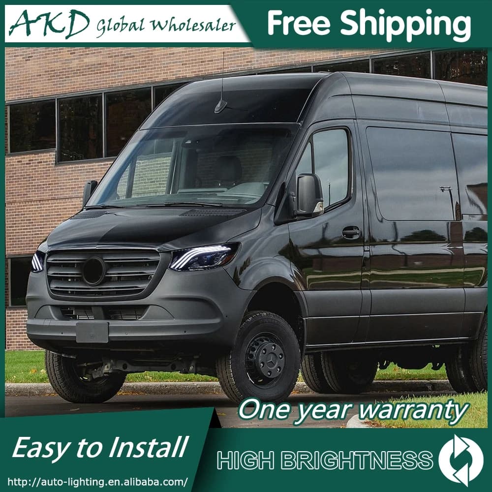 Auto Per Benz Sprinter 2018-2023 Fari 12V Corsa DRL Hella Led Bi Xenon H1 H7 Lampadina Fendinebbia Auto fornisce Accessorio
