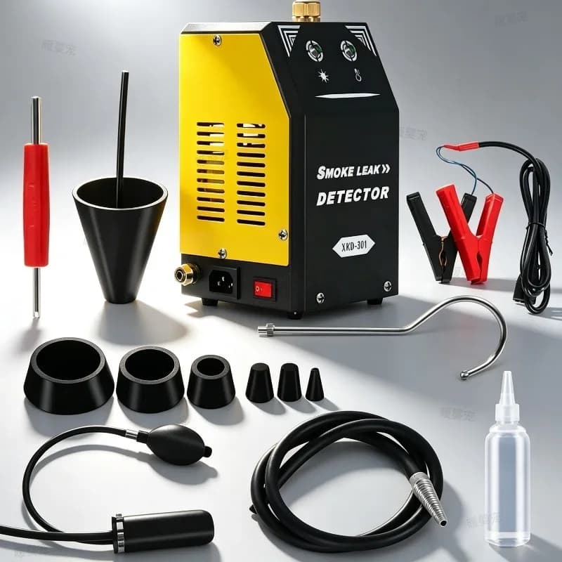 Car Diagnostic Smoke Leak Detector Smoking Generator Oil Smoke Pipe Generator Auto Pipeline Smoke Machine Leak Detector Tools