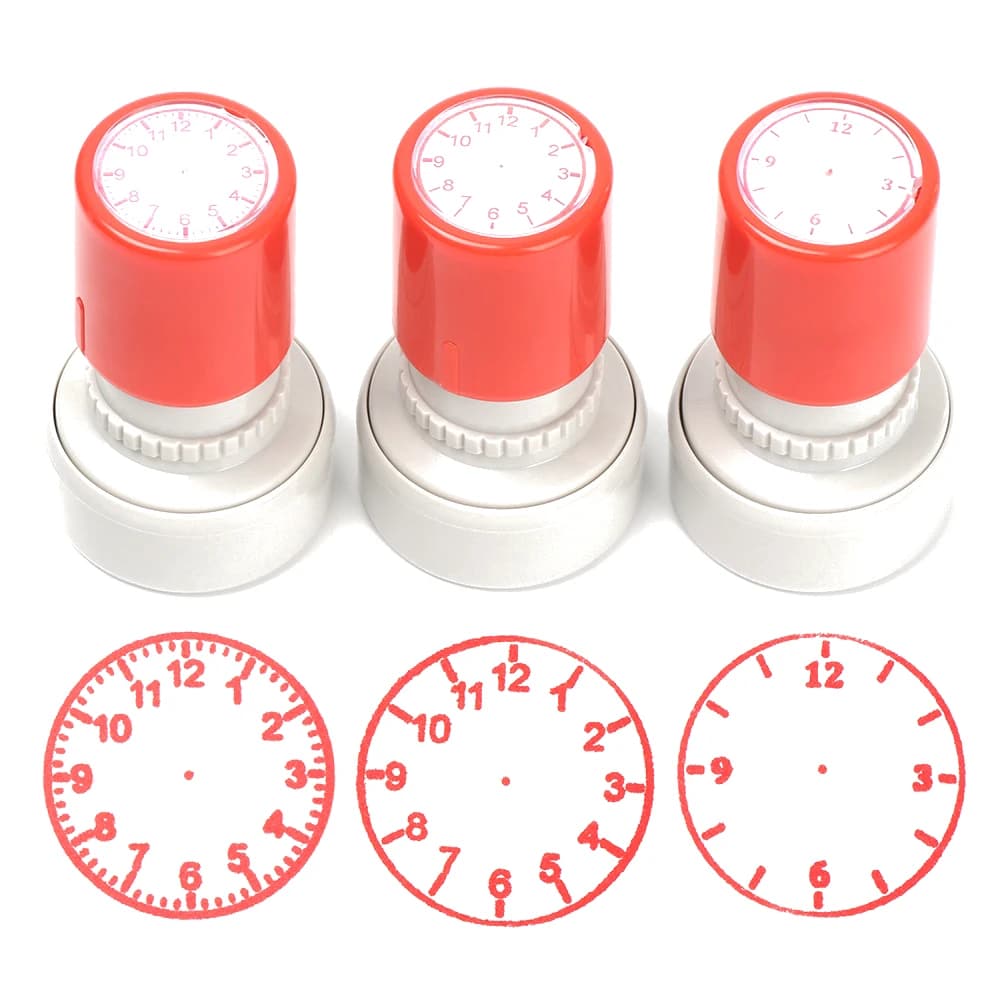 1PC Watch Stamp Educational tools for children learning on the watch Teaching tools for students in multiple style School material Adis