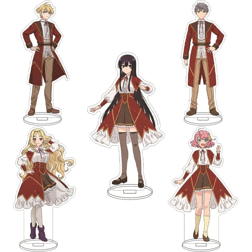 16CM Anime Villainess Level 99 Alicia Ehnleit Yumiella Dolkness Eleonora Hillrose Acrylic Stand Figure Cos Ornaments Gifts