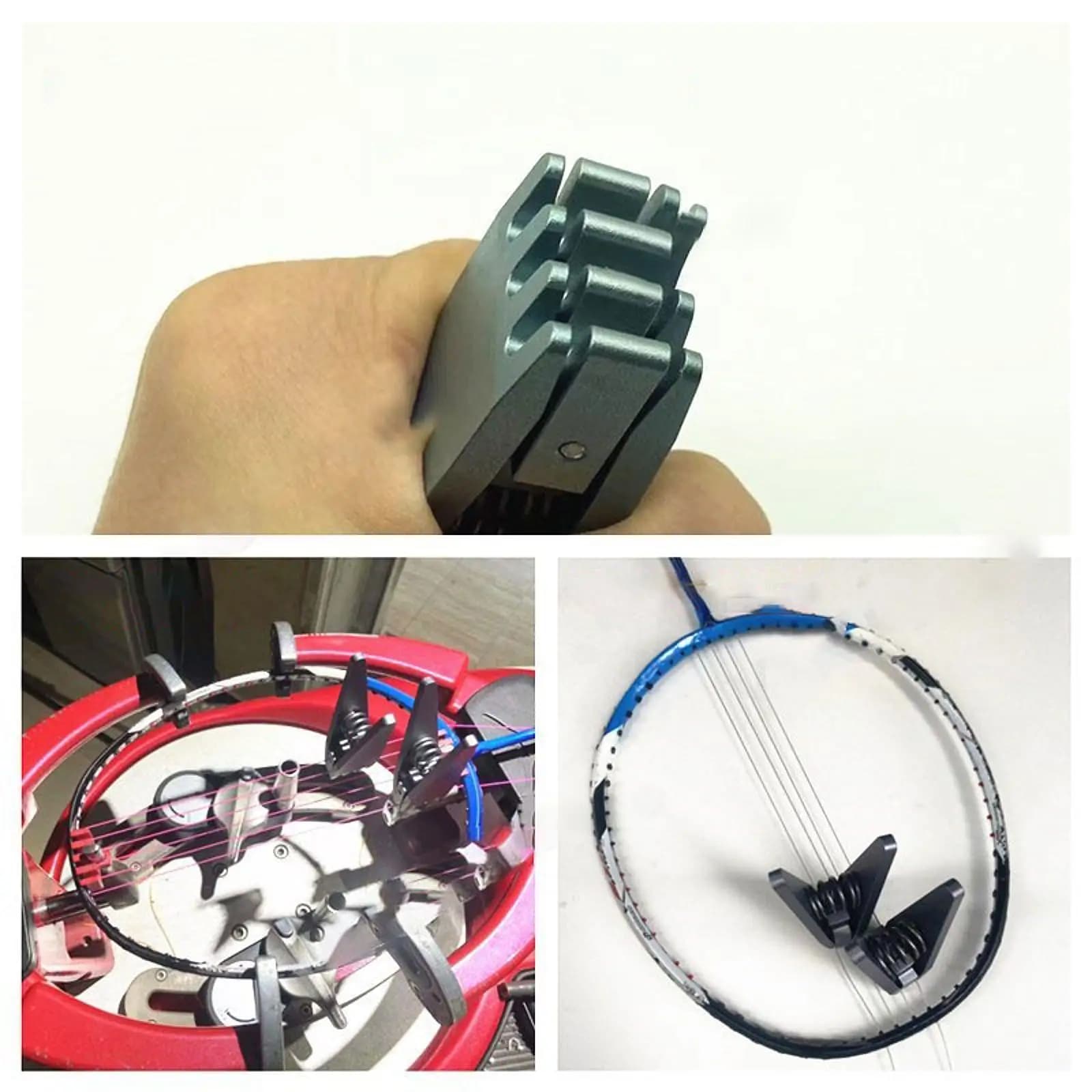 Clamp for badminton, to repair rackets, universal laptop, steering clamp for tennis, machine accessory for connecting