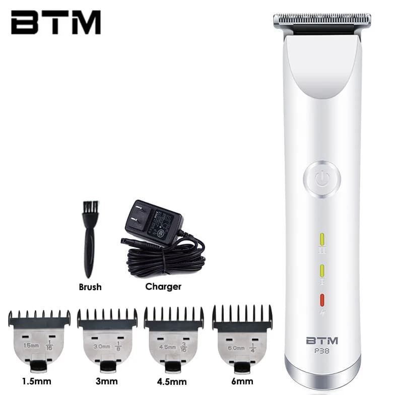 BTM Professional mini haircut with inscription rechargeable haircut for men electric shaver barber haircut