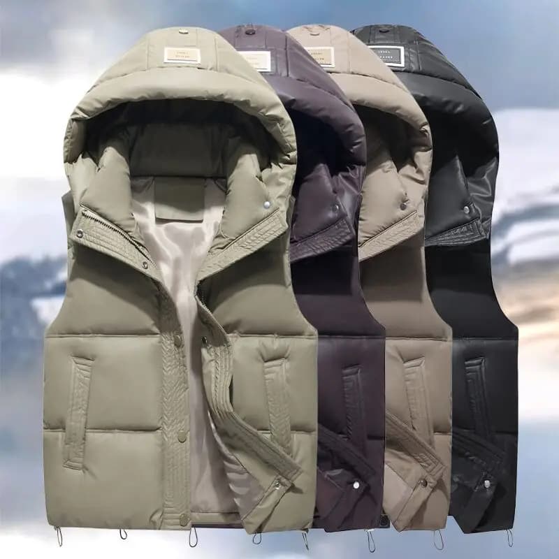 OLEKID Autunno Inverno Bambini Gilet Per Il Ragazzo Impermeabile Con Cappuccio Junior Ragazzo Giacca Senza Maniche 3-20 Anni Bambini Adolescenti Ragazze Gilet