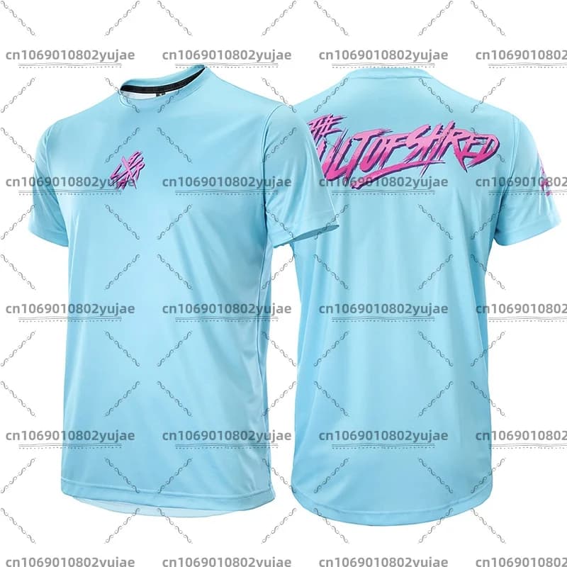 Maglia Estiva Traspirante a Maniche Corte per Ciclismo, Motocross, Mountain Bike ed Endurance