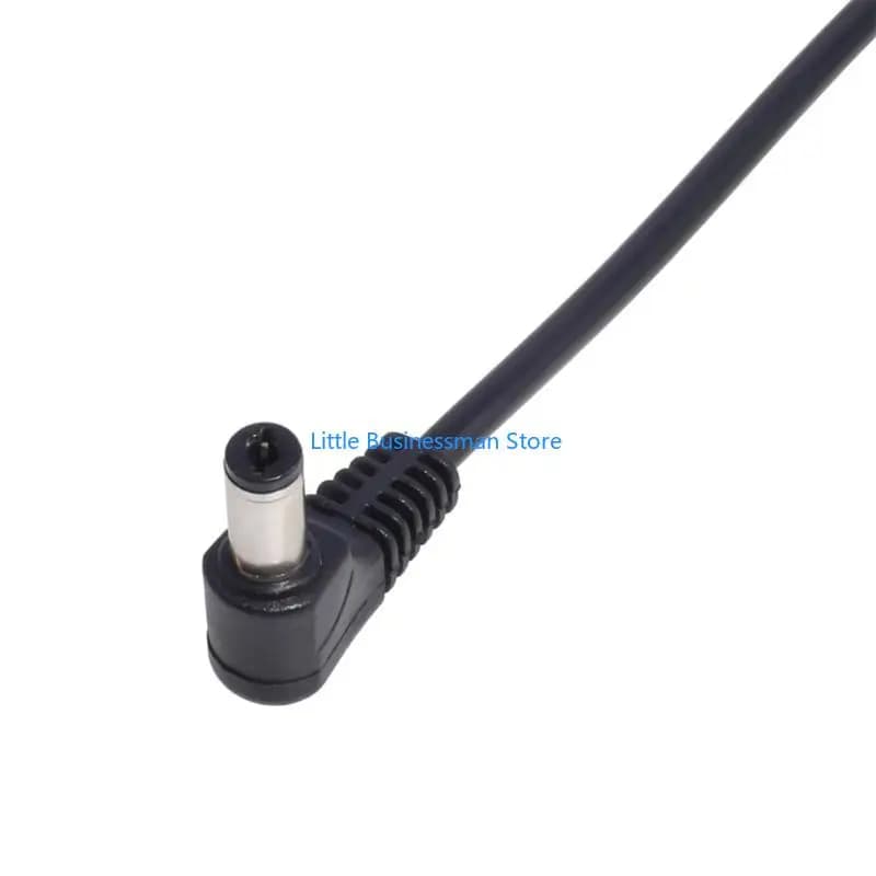 Power 1 Female to 2 Angled Male Way Splitter Adapter Connector Plug Cable 5.5mmx2.1mm 12V For CCTV Camera LED Strip M76A