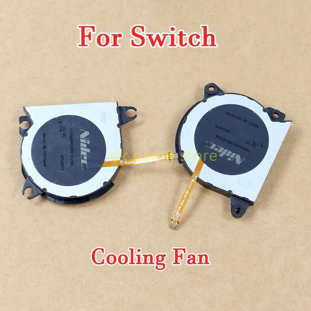 Ventola radiante di raffreddamento originale 1PC per sostituzione ventola di raffreddamento Nidec Switch NS per parti di riparazione console Nintend Switch