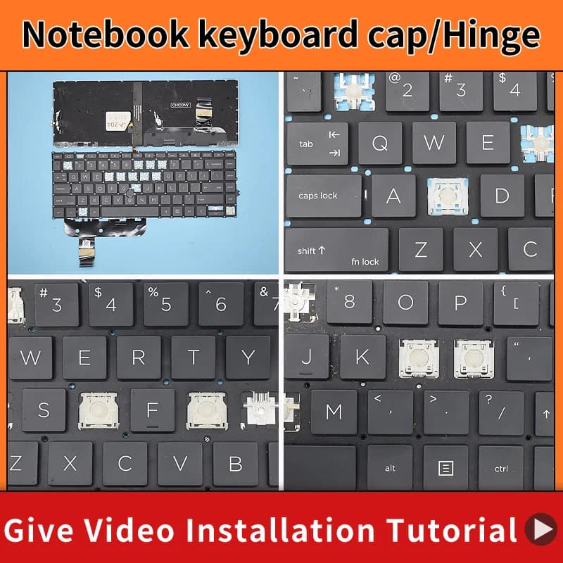 Replacement Keycap Key Cap Hinge for HP Elitebook 740 G7 740 G8 840 G7 840 G8 745 845 G7 G8 ZBOOK Firefly 14 G7/G8