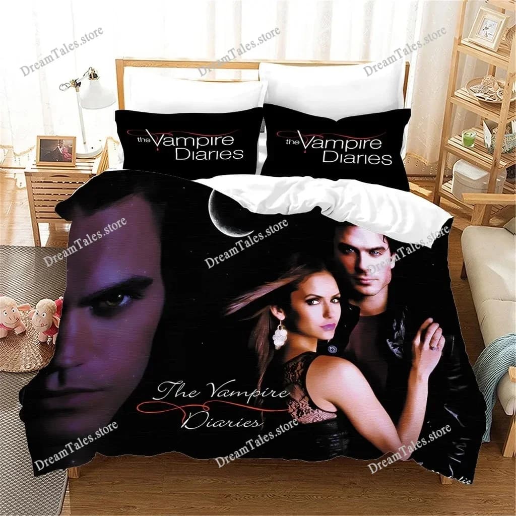 Bella Vampire Girl Duvet Cover The Twilight Pillowcase Bedding Set Boys Girls Bedroom Decoration Gift Single Double Size