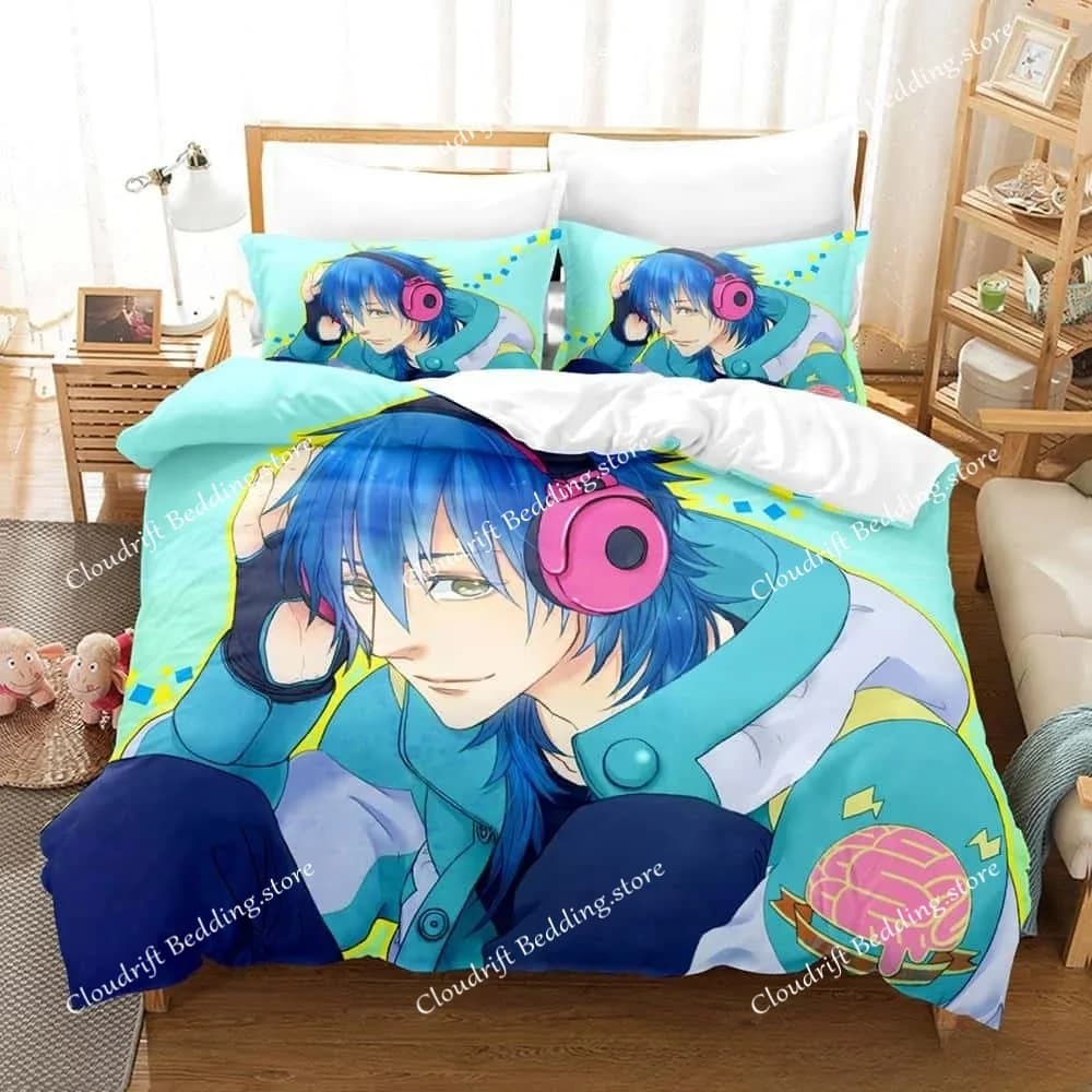 New 3D Print Anime Bed DRAMAtical Murder Bedding Set Single Twin Full Queen King Size Bed Set Adult Kid Bedroom Duvet Cover Sets