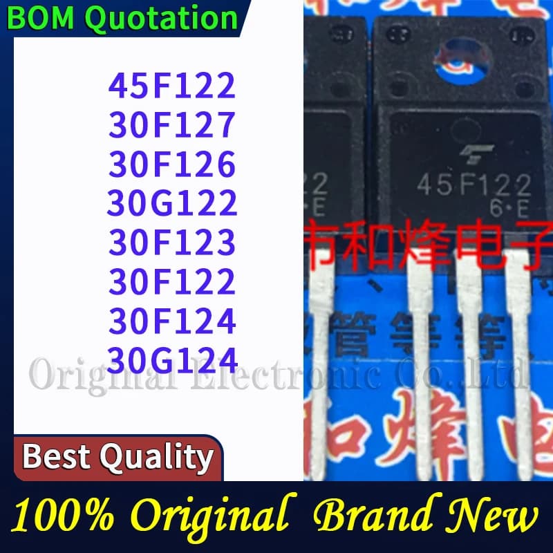 10pcs/lot 45F122 30F127 30F126 30G122 30F123 30F122 30F124 30G124 plastic casing Original In stock High quality
