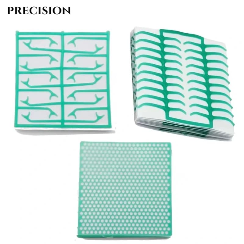 1 scatola di cera dentale maglia di cera rete foro rotondo griglia quadrata chiusura a forma di foglio di cera per metallo fuso design parziale materiale da laboratorio dentale