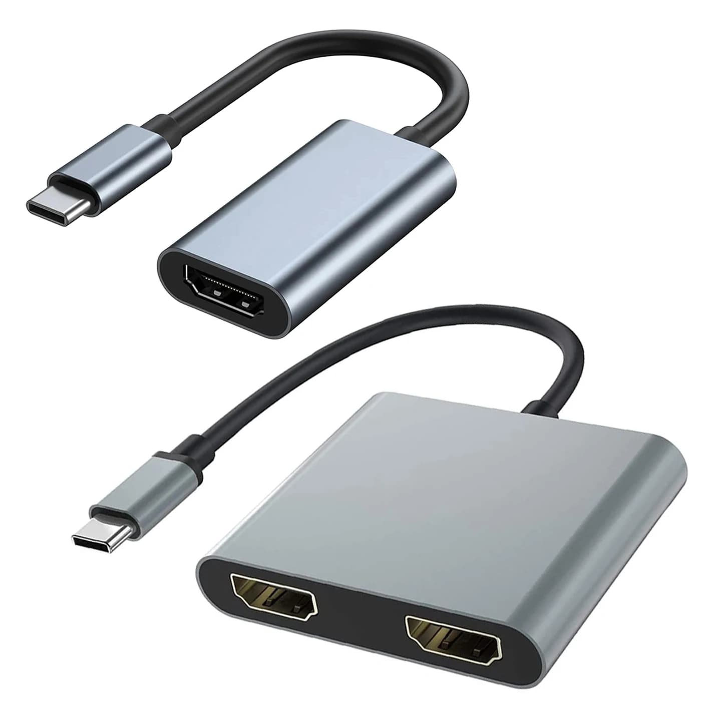 Adattatore USB C a 4K compatibile HDMI Convertitore display multiplo Thunderbolt 3/4 per telefono cellulare MacBook Pro Require modalità DP Alt
