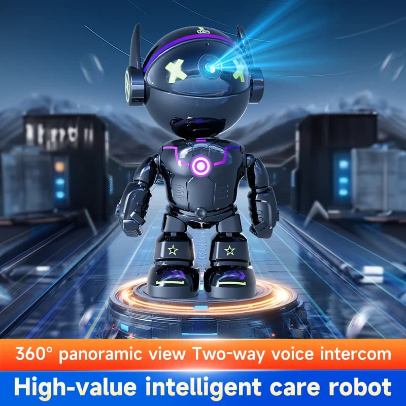 2MP 1080P Hi-Easy APP Wireless PTZ Robotman AI Telecamera Alimentazione a batteria Wireless PTZ IP Dome Telecamera di sicurezza domestica CCTV Baby Monitor