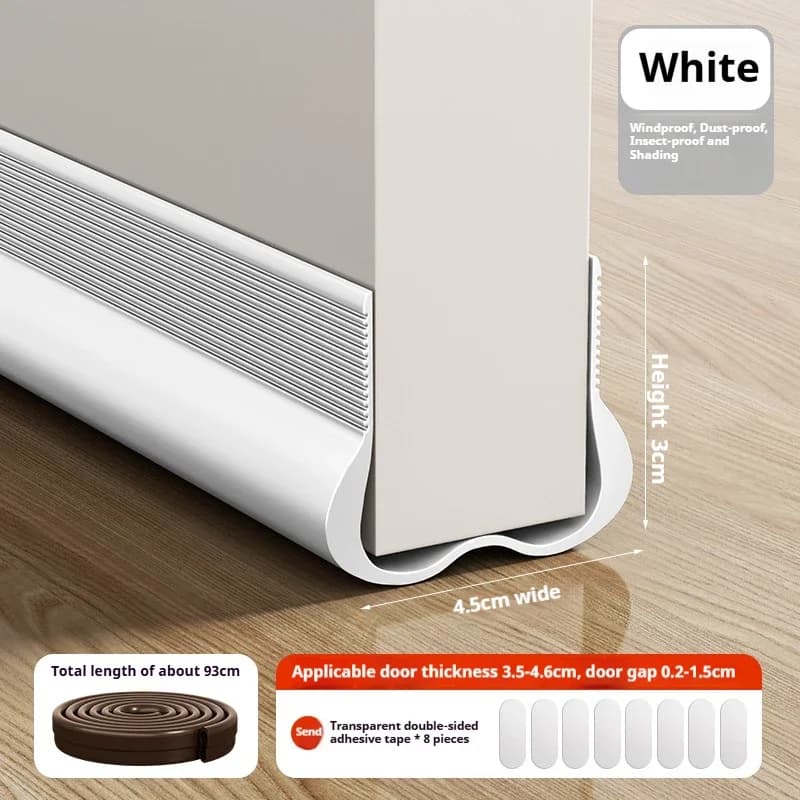 PVC Flexible Door Bottom seal Strip Weatherstrip Under Door Draft Stopper Sealing Strip OundProof Gasket Window Draft Guard