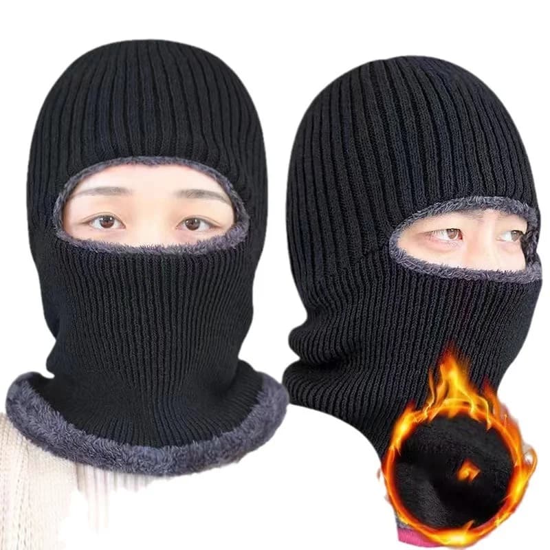 Winter Knitted Balaclava Mask Women Men Thickened Windproof Warm Cycling Full Face Cover Thermal Anti-Cold motorcycle Ski Mask