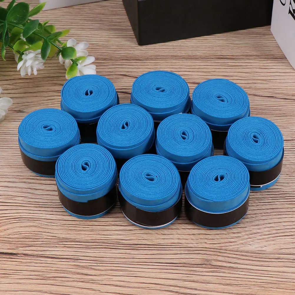 12 Pezzi Overgrip Premium in PU Antiscivolo Traspirante Assorbente per Racchette da Tennis, Badminton, Squash, Pickleball - Nastro Grip per Esterni