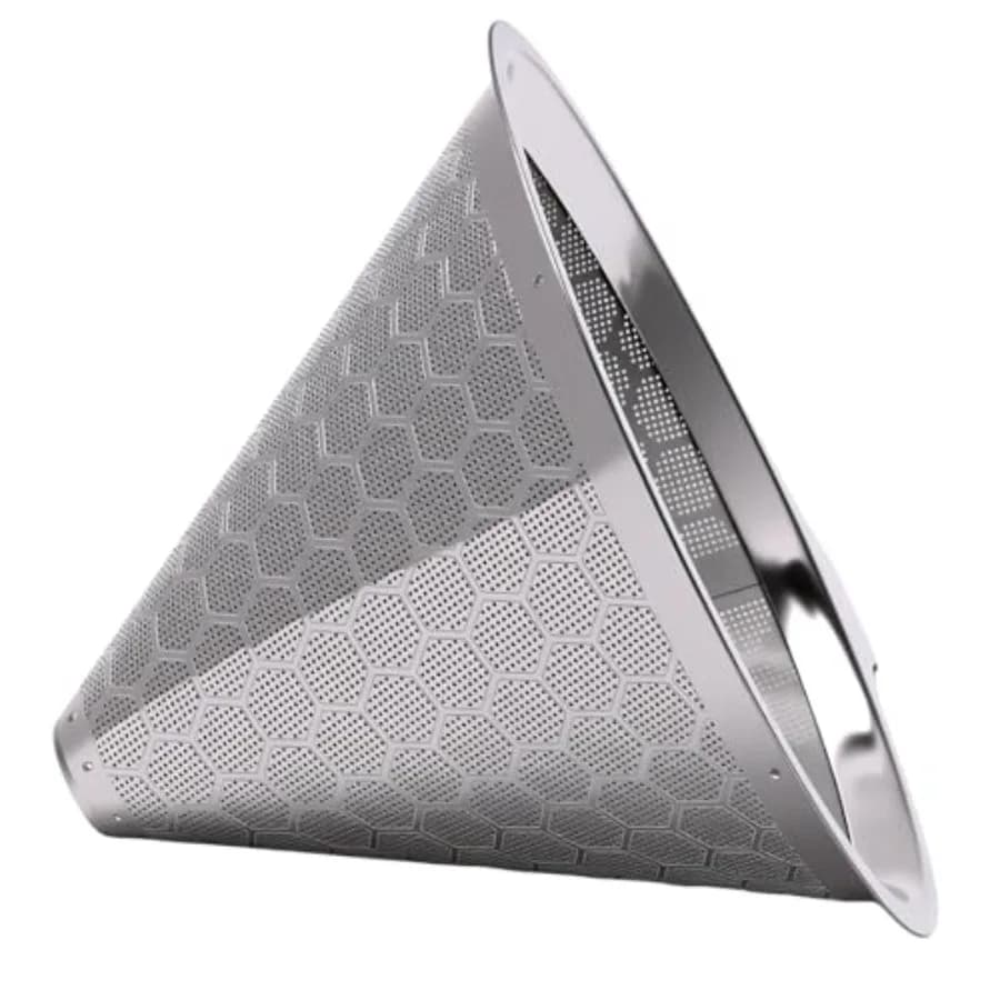 Pour Over Coffee Dripper, Reusable Stainless Steel Compatible With Chemex, Compatible With Hario V60, Paperless, Coffee Maker A