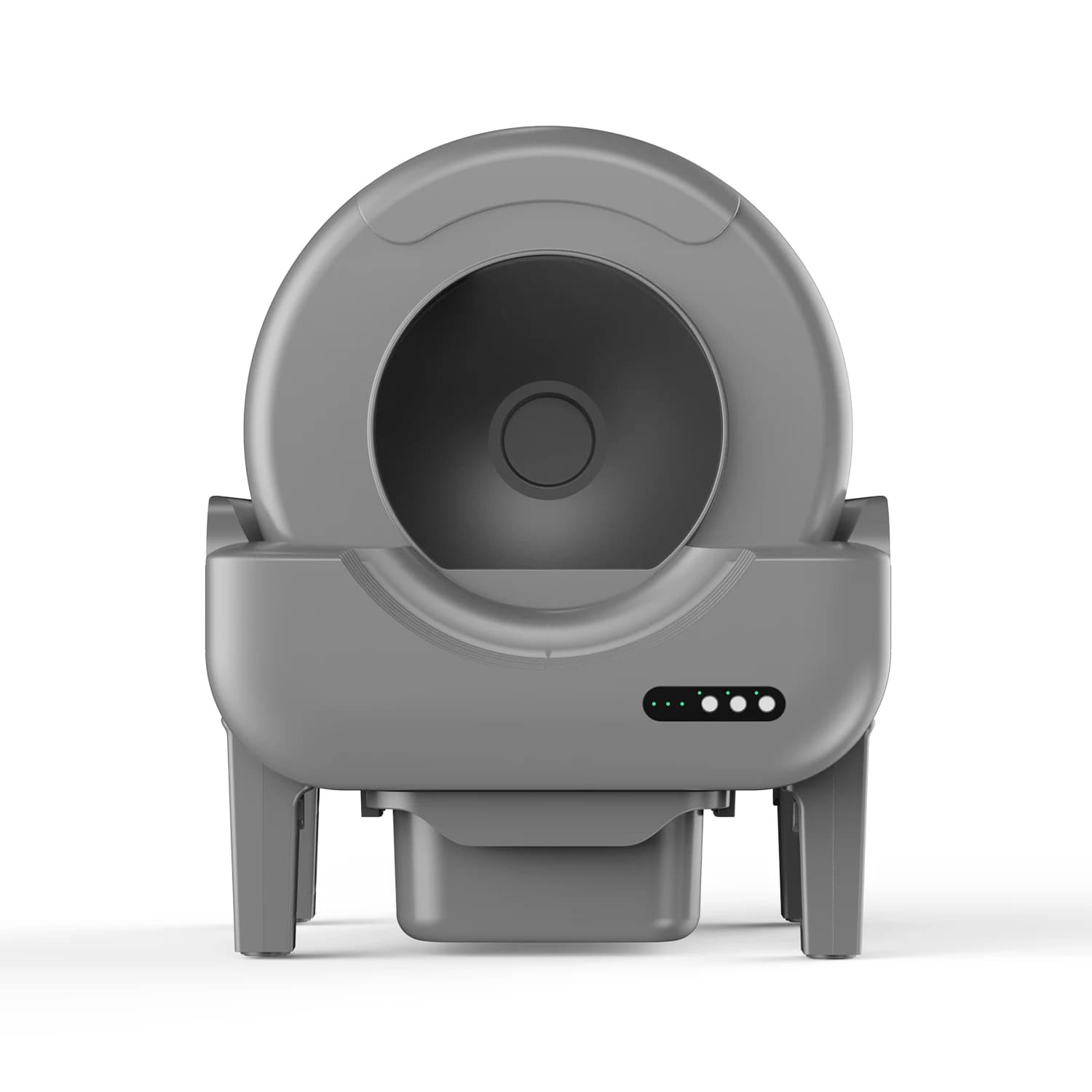 2025 Nuovo WIFI OEM Automatico Smart Pet Lettiera per gatti di grandi dimensioni 40L Vassoio d'aria fresca chiuso Materiale PP sostenibile Ecologico